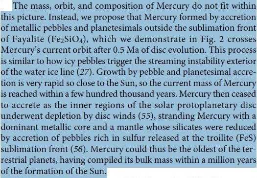 standby for johansen text about the age of mercury