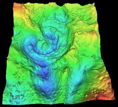standby for chicxulub crater gravity anomaly map